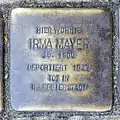Stolperstein für Irma Mayer (Agrippastraße/Kämmergasse)