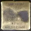 Stolperstein für Abraham Mohl (Richard-Wagner-Straße 23)