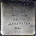 Stolperstein für Albert Schnock (Kartäuserwall 7)