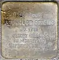 Stolperstein für Bernhard Straus (Händelstraße 14)