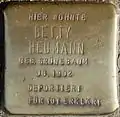 Stolperstein für Betty Heumann (Beethovenstraße 33)