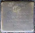 Stolperstein für Else Schmuckler (Sachsenring 29)