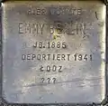 Stolperstein für Emmy Berlin (Eifelstraße 27)