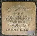 Stolperstein für Gustav Horn (Lütticher Straße 40)