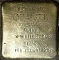Stolperstein für Hannah Stein (Jahnstraße 26)