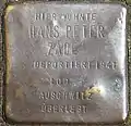 Stolperstein für Hans Peter Zade (Salierring 50)