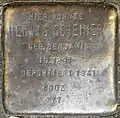 Stolperstein für Hedwig Scheiner (Schaevenstraße 4)