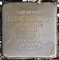 Stolperstein für Helene Grünbaum (Kleiner Griechenmarkt 61–63)