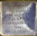 Stolperstein für Helene Schmitz (Severinswall 12)