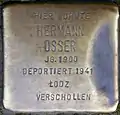 Stolperstein für Hermann Osser (Marsilstein 5)
