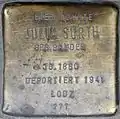 Stolpersteine für Julia Sürth (Händelstraße 14)