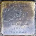 Stolperstein für Julius Schweizer (Lindenstraße 84)