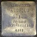 Stolperstein für Leopold Meyer (Richard-Wagner-Straße 23)