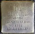 Stolperstein für Lili Seiferheld (Lindenstraße 17)