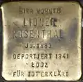 Stolperstein für Lionel Rosenthal (Richard-Wagner-Straße 23)