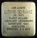 Stolperstein für Ludwig Schwarz (Schaurtestraße 1)