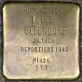 Stolperstein für Luise Ollendorf (Waisenhausgasse 66)