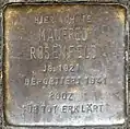 Stolperstein für Manfred Rosenfeld (Schaevenstraße 4)