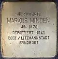 Stolperstein für Markus Minden (Spichernstraße 57)