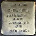 Stolperstein für Martha Schild (Roonstraße 54)
