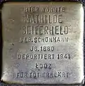 Stolperstein für Mathilde Seiferheld (Lindenstraße 17)