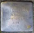 Stolperstein für Max Erdmann (Zwirner Straße 33)