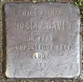 Stolperstein für Moritz David (Frankstraße 12)