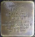 Stolperstein für Moritz Weissenstein (Moltkestraße 80)
