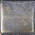Stolperstein für Rahel Reichhardt (Hohenstaufenring 53–55)
