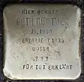 Stolperstein für Ruth Günther (Hohenstaufenring 31)