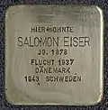 Stolperstein für Salomon Eiser (Vorgebirgstraße 9a)