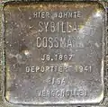 Stolperstein für Sybilla Cossmann (Schaevenstraße 4)