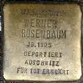 Stolperstein für Werner Rosenbaum (Bonner Straße 33)