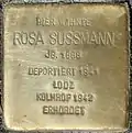 Stolperstein für Rosa Sussmann (Lütticher Straße 16)