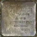Stolperstein für Adele Gatzert (Lothringer Straße 51)