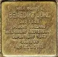 Stolperstein für Benedikt Juhl (Gottesweg 116)