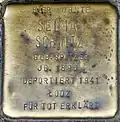 Stolperstein für Selma Schmitz (Burgunder Straße 44)