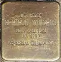 Stolperstein für Gertrud Wingens (Dasselstraße 22)