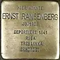 Stolperstein für Ernst Ransenberg (Eifelstraße 6)