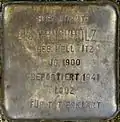 Stolperstein für Elsa Buchholz (Lothringer Str 51)