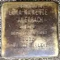 Stolperstein für Erna Nanette Auerbach (Alteburger Straße 11)