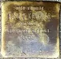 Stolperstein für Fanny Kramer (Alteburger Straße 11)