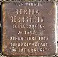 Stolperstein für Bertha Bernstein (Görresstraße 15)