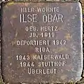 Stolperstein für Ilse Obar (Görresstraße 15)