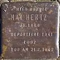 Stolperstein für Max Hertz (Görresstraße 15)
