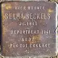 Stolperstein für Selma Seckels (Görresstraße 15)