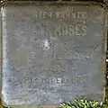 Stolperstein für Hans Moses (Hardefuststraße 8)