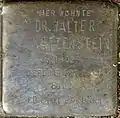 Stolperstein für Walter Katzenstein (Hardefuststraße 8)
