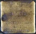 Stolperstein für Alfred Sanders (Heinsbergstraße 22)