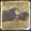 Stolperstein für Eduard Kaufmann (Heinsbergstraße 22)